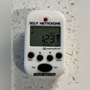 Eyeline Golf Metronome Tour Edition - Tempo Trainer Pro Audible + visual Pacing.